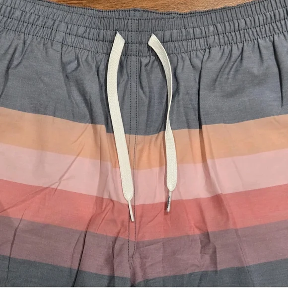 NWT Chubbies Classic Swim Trunk Shorts The Sunset Stripe 7" Mens XL Lined - Picture 3 of 5